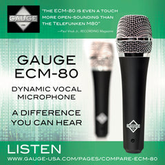 ECM-80 Dynamic Vocal Microphone